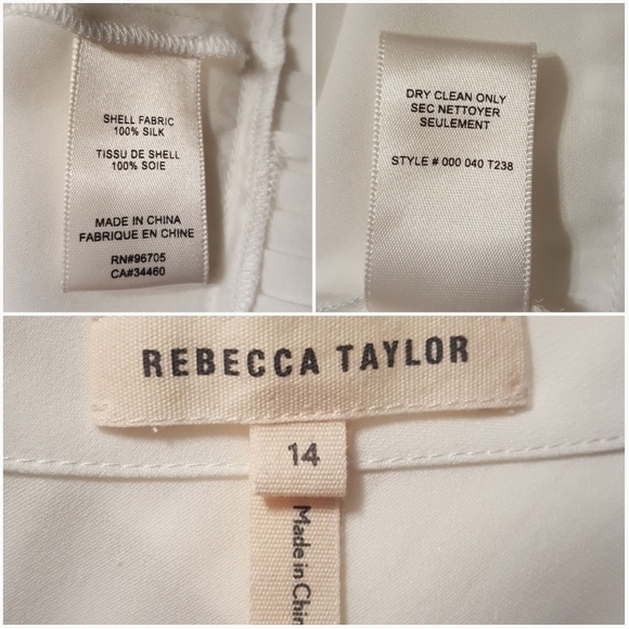 Rebecca Taylor Pleat Hem Tank - Picture 6 of 8
